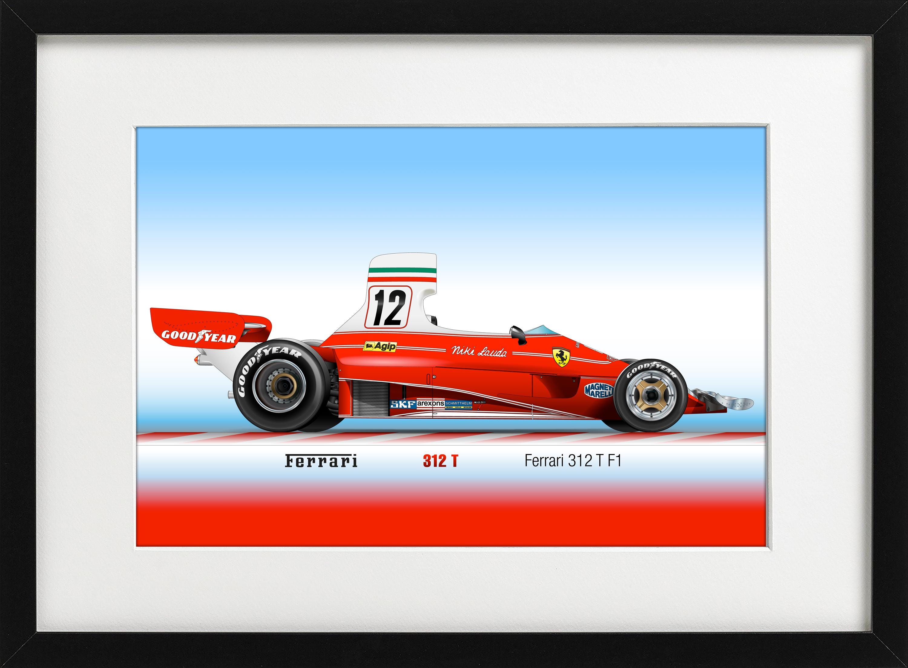 Ferrari 312 T F1 - 1975 - Etsy