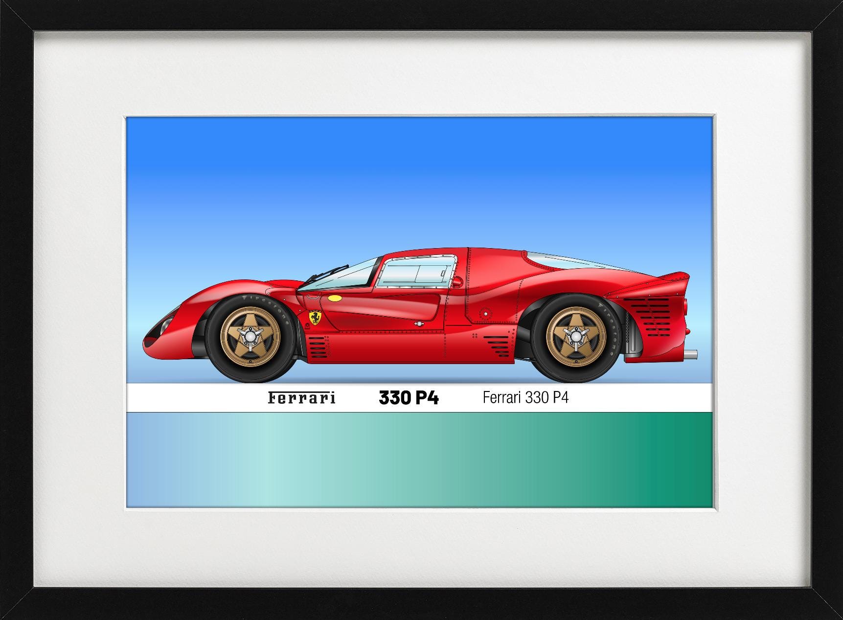 Miniature Voiture Bang Ferrari 330 P4 Clienti échelle 1/43