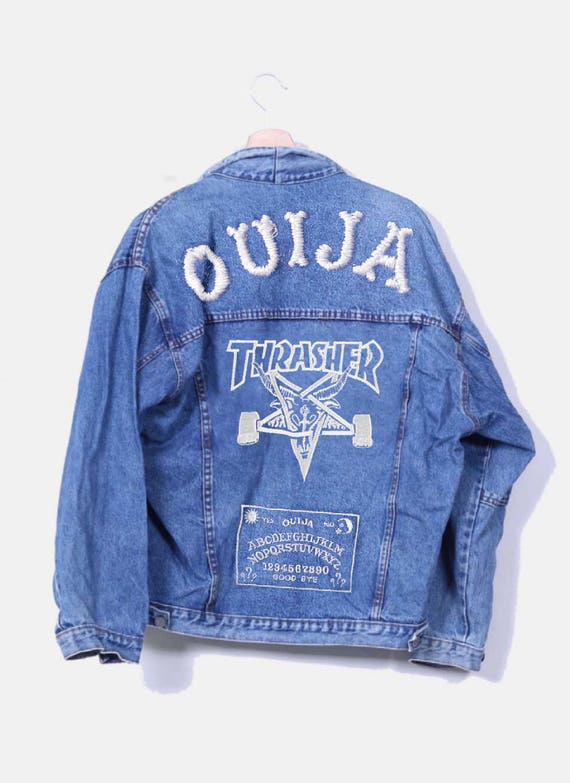 thrasher jean jacket