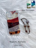 Pearlescent Color Block iPhone Case with Chain, Glossy Amber Gradient Phone Case (MagSafe Option) product logo