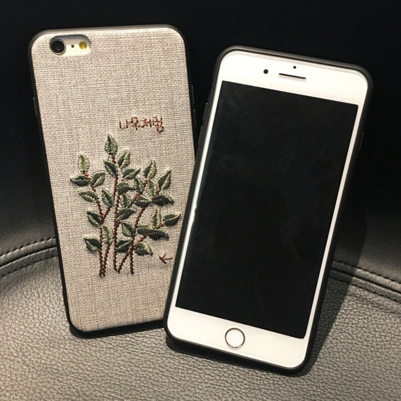 Embroidered Phone Case Handmade Embroidery Designs Iphone 13 Etsy