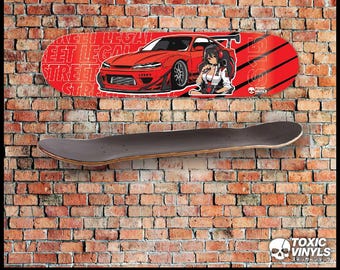 Automotive Art Skate Decks Nissan S15 Silvia Wall art