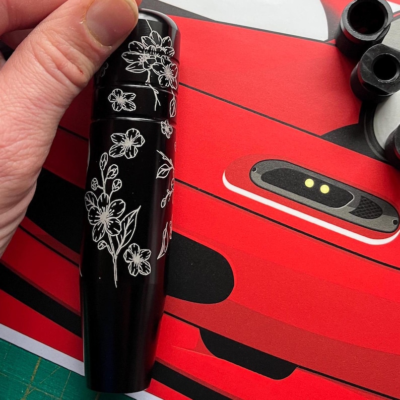 Cherry Blossom JDM gear knob Sakura Gear shift dsign Aluminium Laser Engraved Gear shifter
