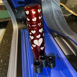 Broken Hearts JDM Car Shift Knob: Gamer Aluminum Gearstick