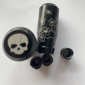 Cherry blossom Sakura gear knob Engraved Aluminum  JDM Car Shift Knob Gearstick Game shifter