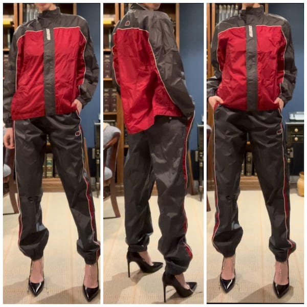 Vintage STARTER Tracksuit Zip Up Jacket and Matching Jogger Bottoms Womens Kids Nylon Windbreaker 80s 90s Streetwear