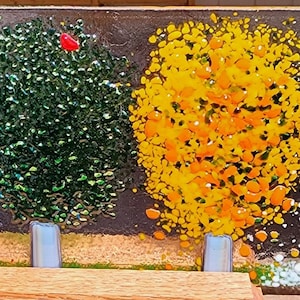 Four Seasons, 4 Seasons, Suncatcher, Glass Panel