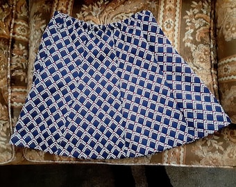 vintage 1970s girls mini skort