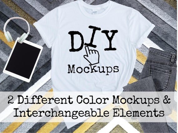 Download Graphic Tees Clothing Gildan 2000 Ultra Cotton Ash T Shirt Mockup Rolled Sleeves Flat Lay Tee Shirt Mock Up High Resolution 300dpi 4 3 Rectangular Ratio Jpg
