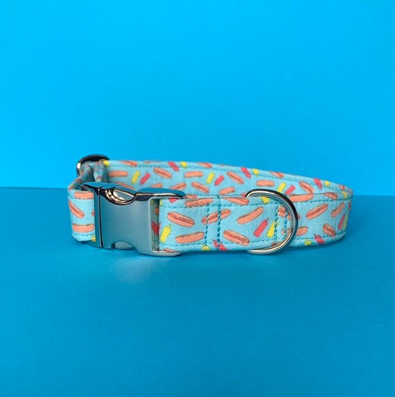 hotdog dog collar