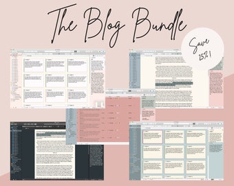 Pacchetto Blog: 5 temi Scrivener per Mac (risparmia il 25%)