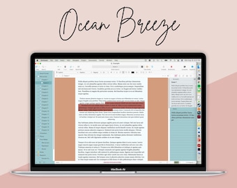 Tema Ocean Breeze Scrivener per Mac
