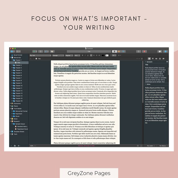 scrivener 3 themes