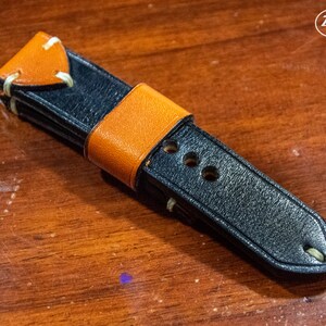 Cinturino Per Orologio Universale UH18 Pelle Cognac 22mm - Foto 9