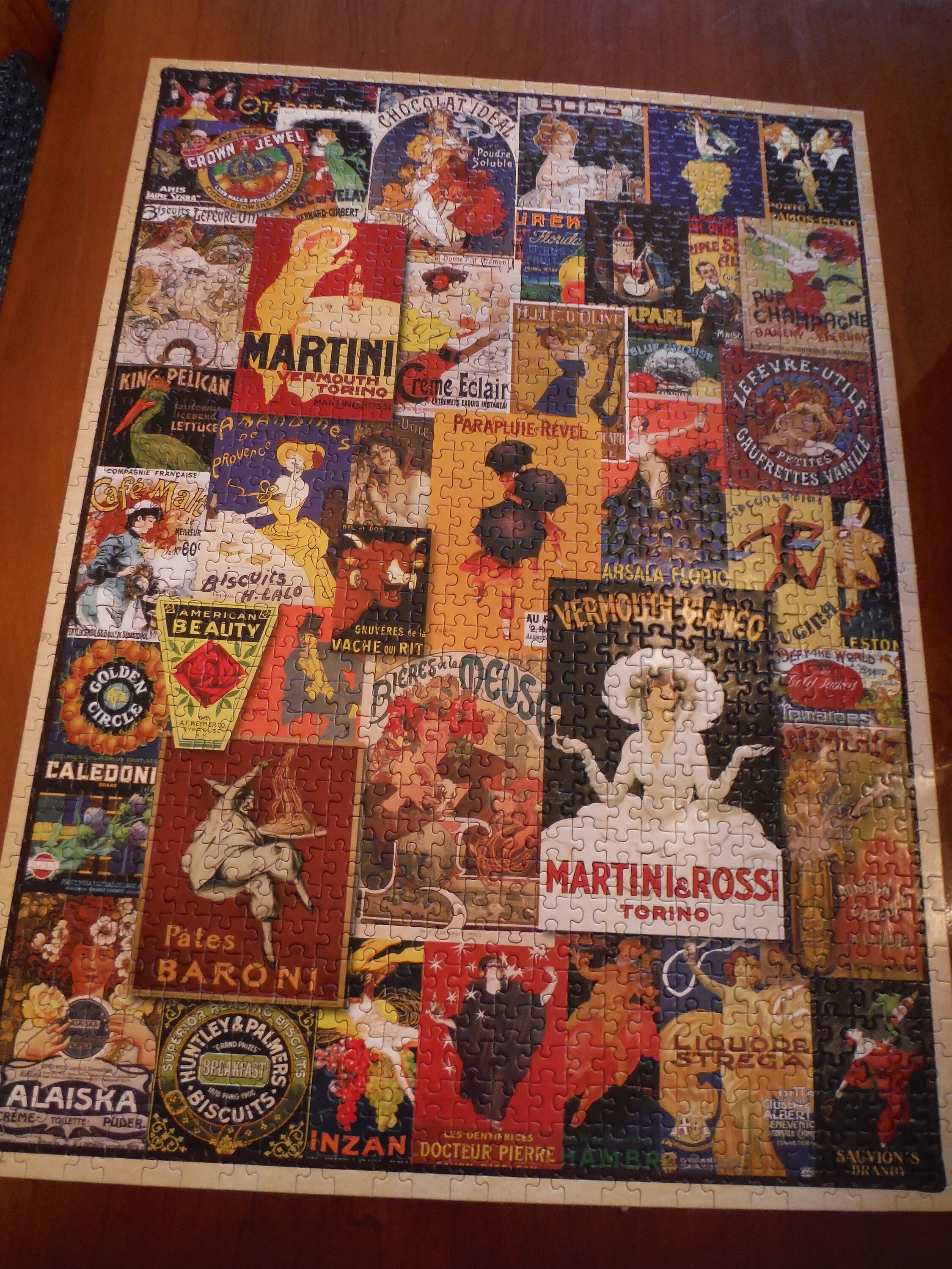 Eurographics vintage Posters 1000 Piece Puzzle Etsy