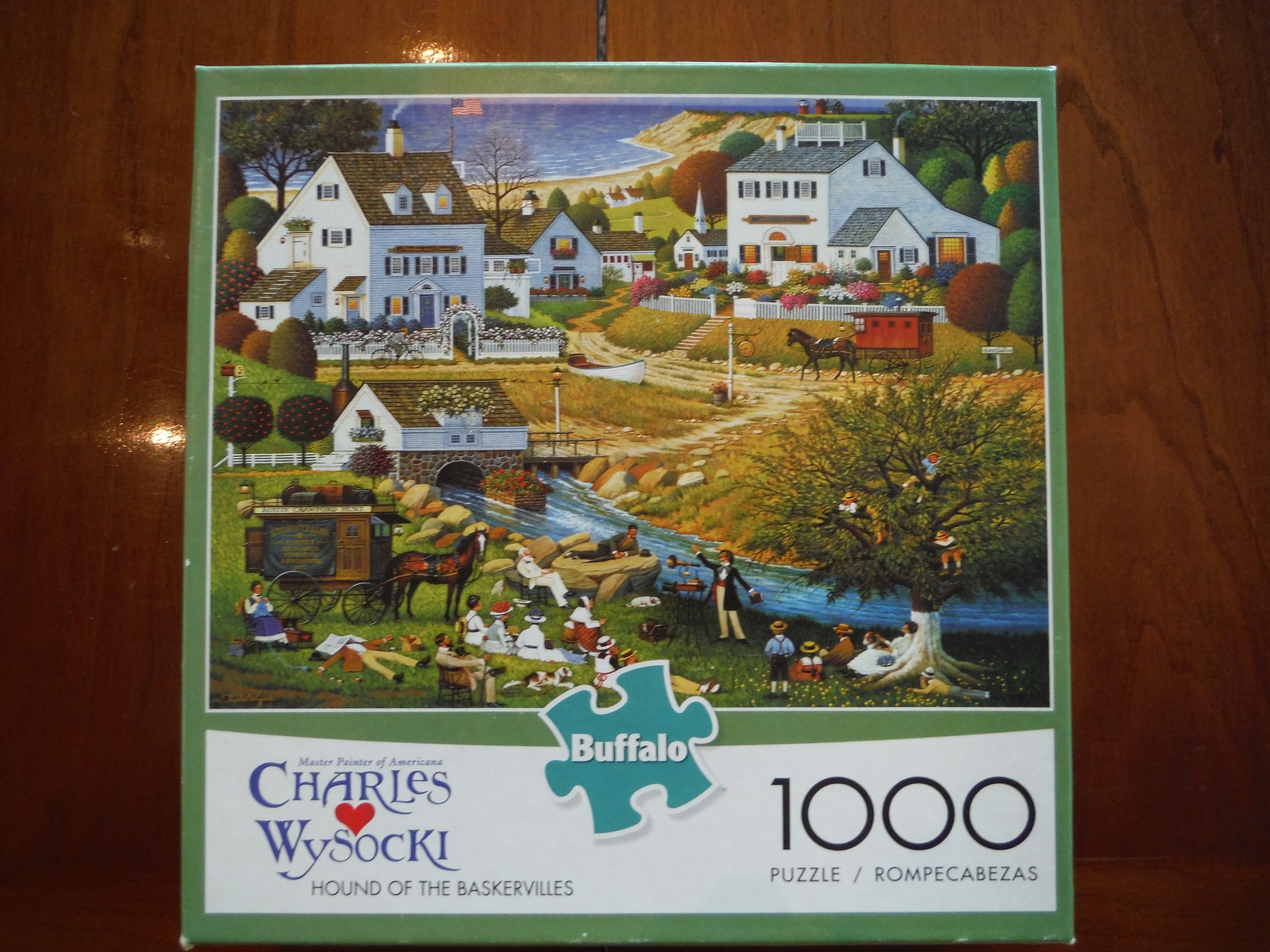 Buffalo Games - Charles Wysocki - Book Mobile - Rompecabezas De 300