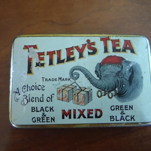 Tetley Tea Tin - Etsy
