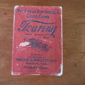 1890&#39;s/1900&#39;s Wallie Dorr Touring Card Game - Complete