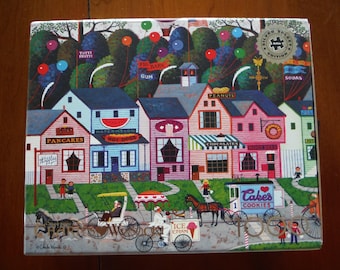 Buffalo Games Charles Wysocki 1000 Piece Puzzle - Confection Street - Complete