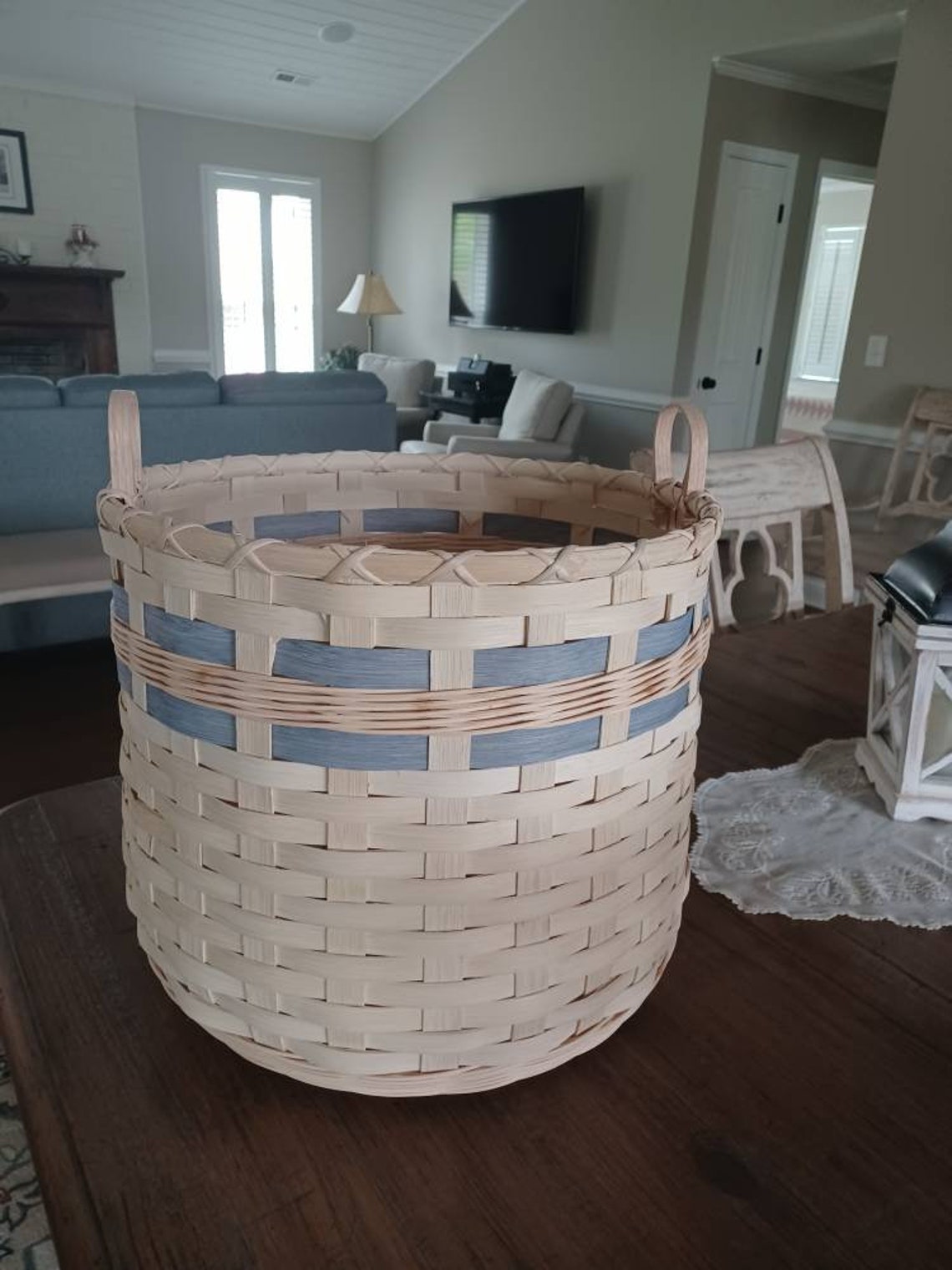 Large Blanket/storage Basket - Etsy