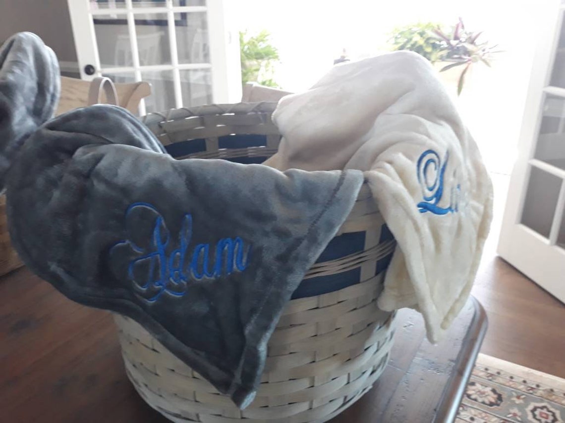 Large Blanket/storage Basket - Etsy