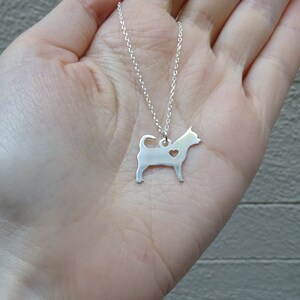Chihuahua Necklace, Dog necklace, Dog lover, Dog jewelry, Handmade jewelry, Minimalist jewelry, Gift for her
