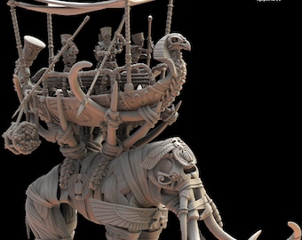 Dinastías Inmortales - Elefante de Guerra de Lost Kingdom Miniatures