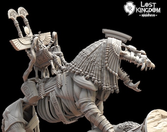 Dinastías Inmortales - Amenhotep el Terrible sobre Ammit por Lost Kingdom Miniatures