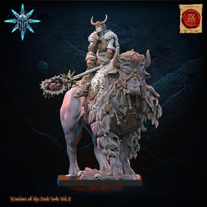 Warriors of the Dark Gods -Freyja, the half giant, Wasteland sorceress by Lost Kingdom Miniatures