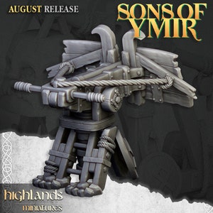 Sons of Ymir - Dwarven Ballista Unit by Highlands Miniatures