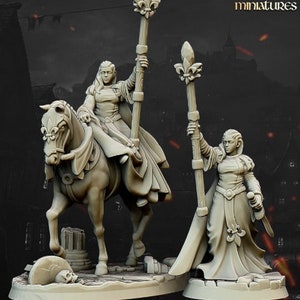 Damsel of the Lady hero by Highlands Miniatures