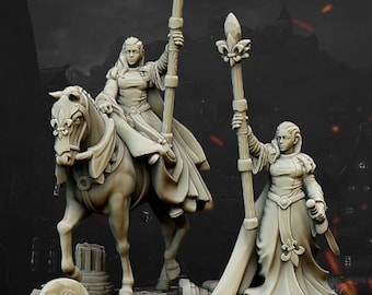 Damsel of the Lady hero by Highlands Miniatures