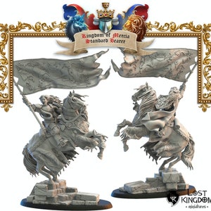 Kingdom of Mercia Standard Bearer By Lost Kingdoms
