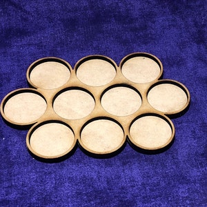 Movement Trays, AOS, 40K, Squad 10 model cluster (32mm / 25mm Bases)