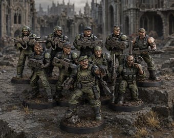Regius Guard - Green Hell Division Comando Squad by DakkaDakka Store