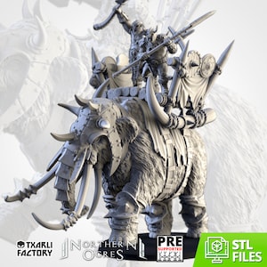 Northern Ogres - Ogres on Mammoth by Txarli Factory