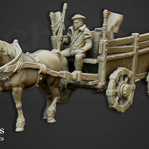 Gold Wagon by   by Highlands Miniatures