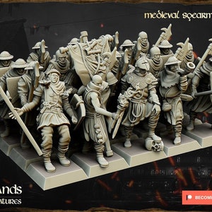 Men at Arms Unit by Highlands Miniatures