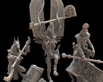 Dinastías Inmortales - Guardia Canópica de Lost Kingdom Miniatures