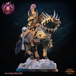 Warriors of the Dark Gods (Lust Warriors) -  Eidrian Slice, Perversion Knight Hero by Lost Kingdom Miniatures
