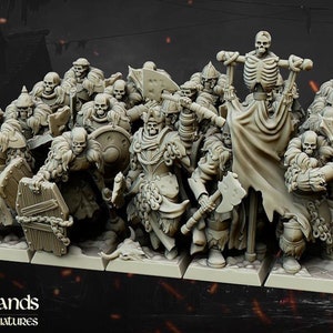 Undead Blackwatch Warriors by Highlands Miniatures