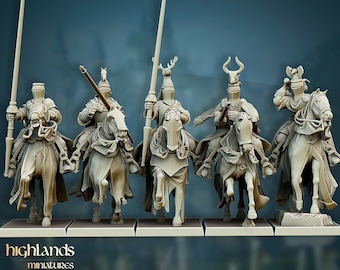 Grail Knights unit  by Highlands Miniatures