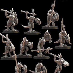 Saurios Ancianos (Cuetzpal) - Regimiento Cuetzpalli (Lanceros y Arqueros) de Lost Kingdom Miniatures