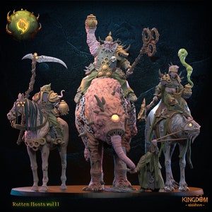 Warriors of the Dark Gods(Rotten Host) - The Three Rotten Kings by Lost Kingdom Miniatures