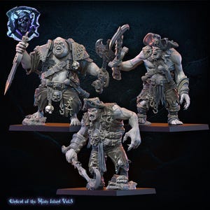 Undead of Misty Island- Undead Ogre Regiment by Lost Kingdom Miniatures