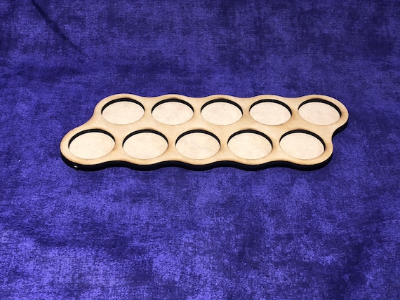 Movement Tray 10 x tight Squad for Warhammer 40k /& Others 25//32mm