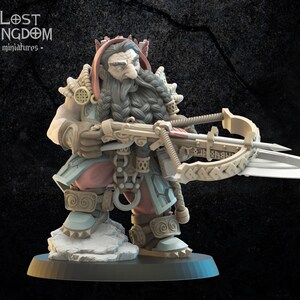 Dwarves of Niavellir - Harald, Armbrøst Hero  By Lost Kingdom Miniatures