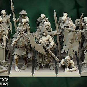 Undead Zombie Einheit von Highlands Miniatures