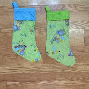Tinker Bell Stockings.                  Please specify which color top  shown you would like.