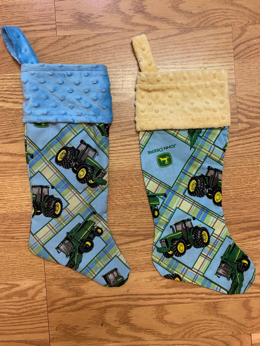 John Deere Christmas Stockings. Please Specify Which Color Top Etsy